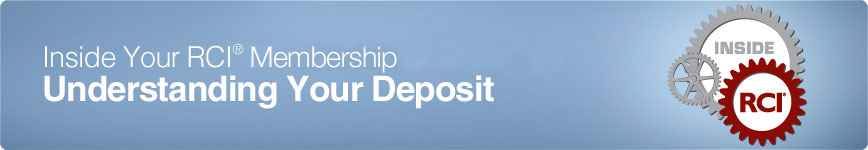 Inside Your RCI Subscribing Membership - Understanding Your Deposit