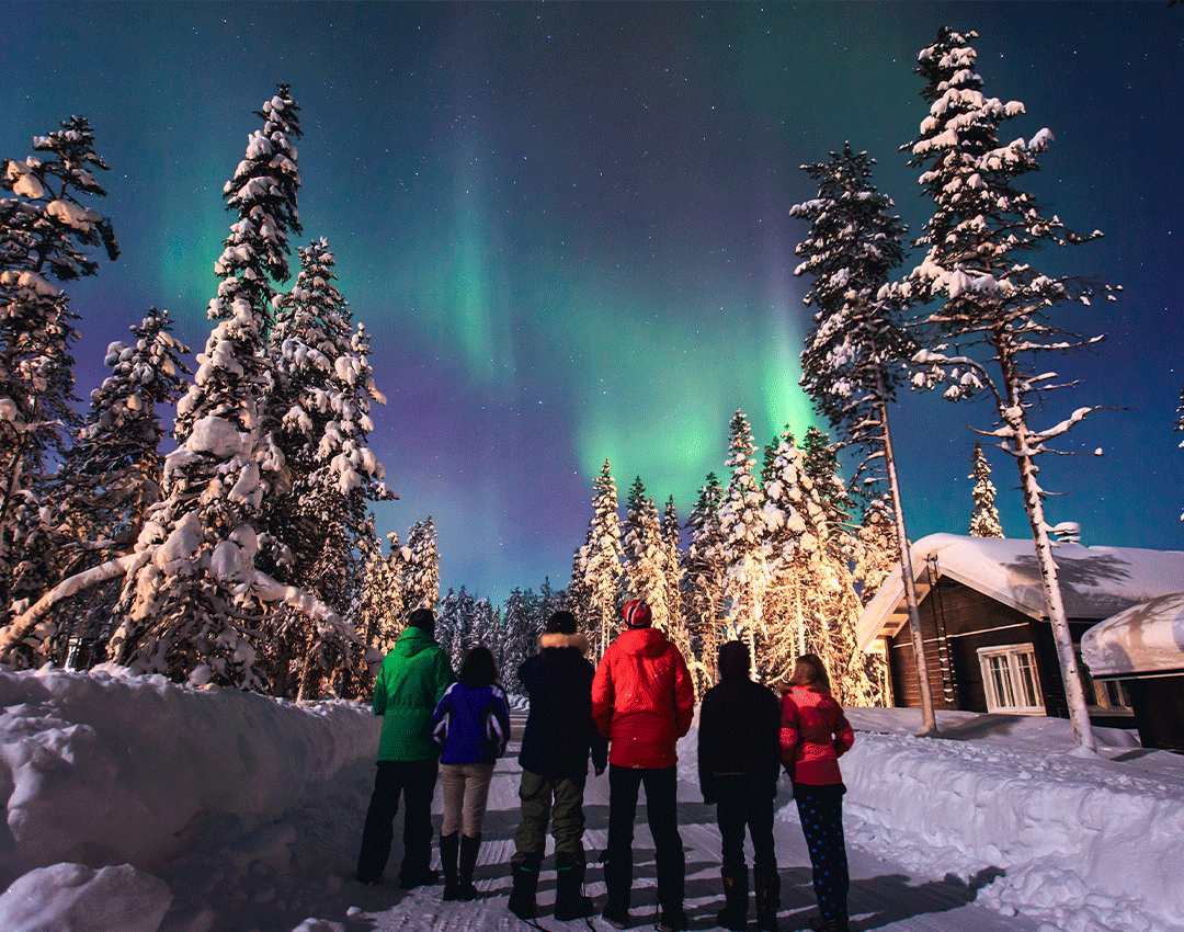 See the northern lights in Oulanka National Park, Lapland