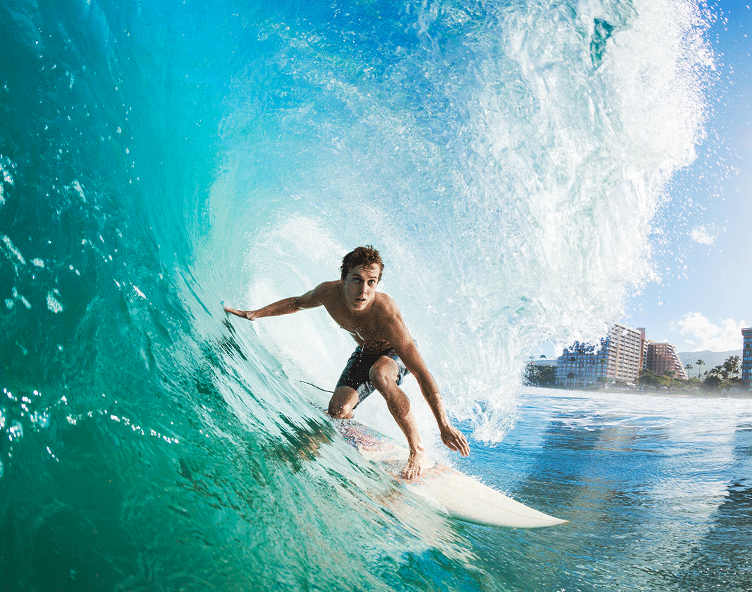 Surf in Burleigh’s Heads Beach