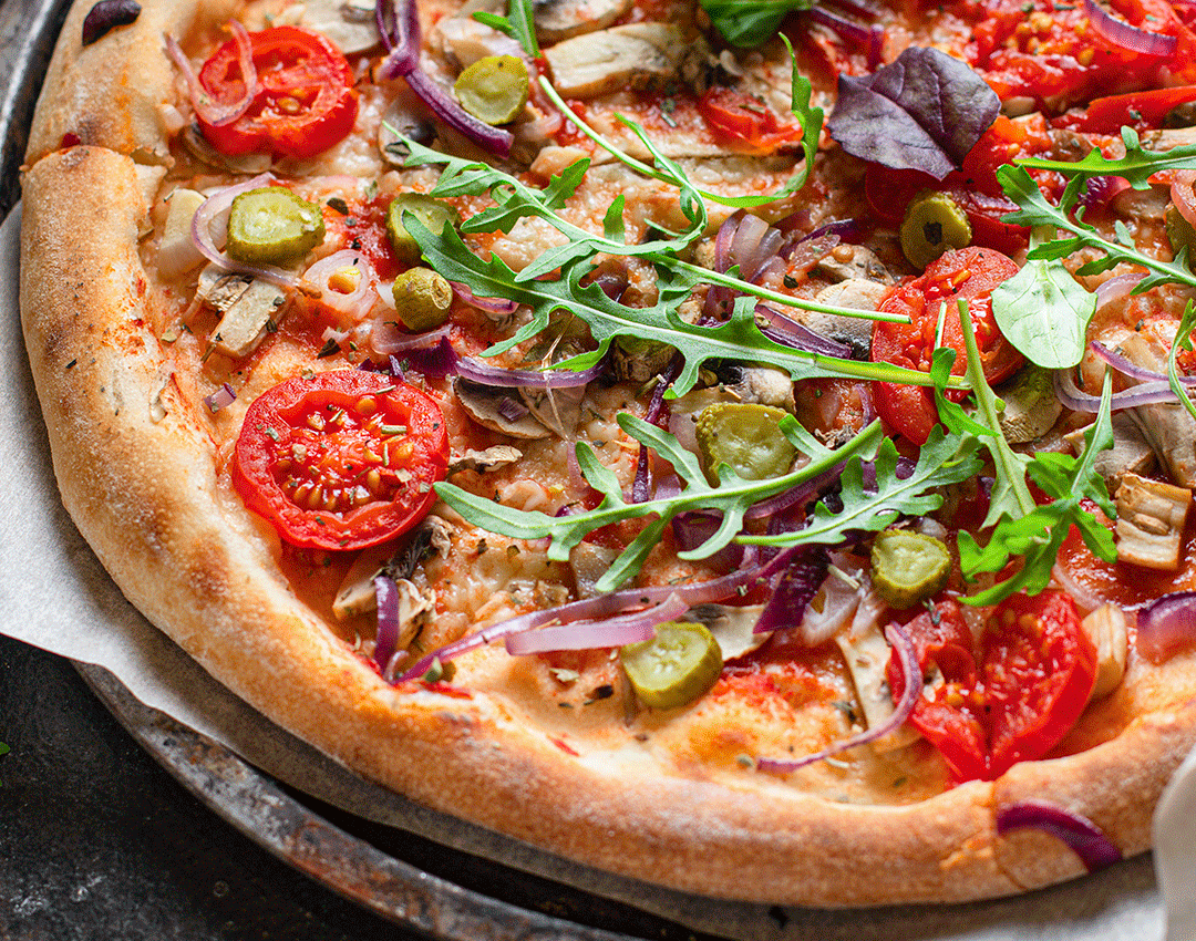 Taste the vegan pizza at D.O.C