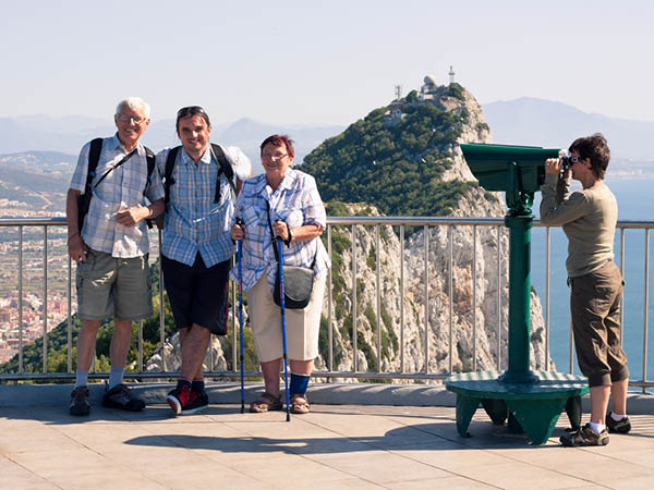 Gibraltar avec visite guidée des grottes de Saint-Michel depuis la Costa del Sol