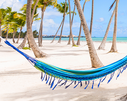 Hammock on the beach