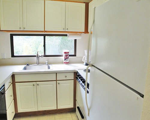 A well equipped kitchen.