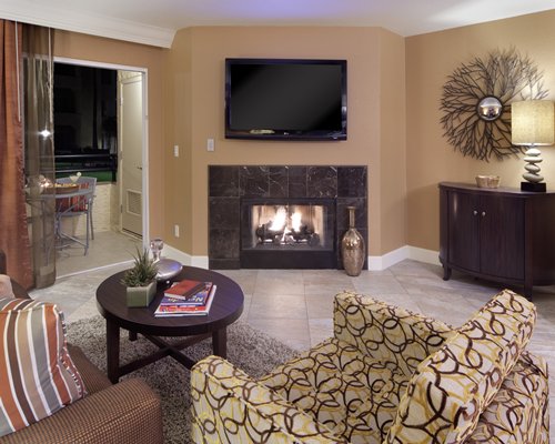 A furnished living room and a dinning area.