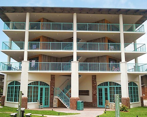 Front view of a multi story unit.