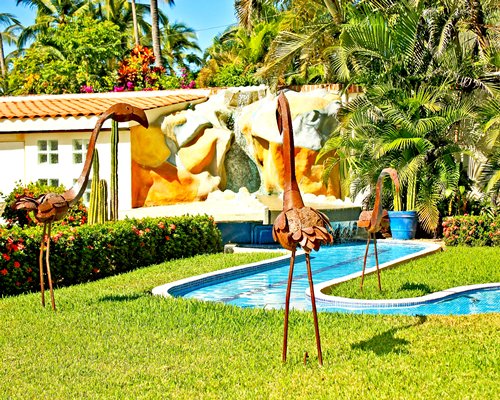 Landscaping garden view.
