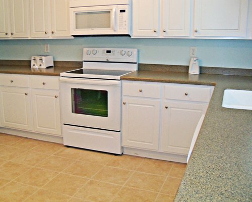A well equipped kitchen.
