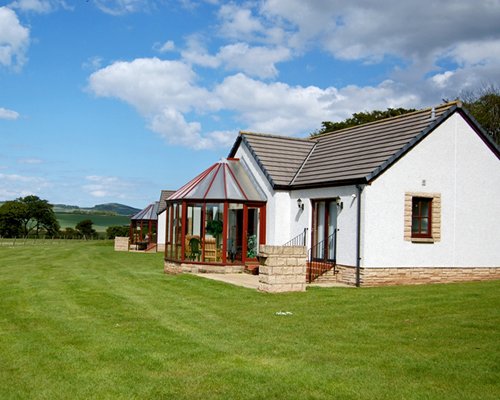 Exterior view of the Kilconquhar Estate and Country Club resort.