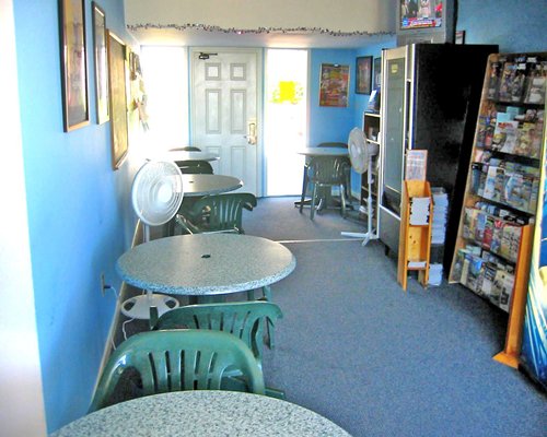 A well equipped cafeteria.