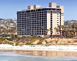 An ocean view of the Capri by the Sea building.