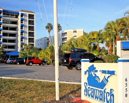 Seawatch Resort entrance and parking area.