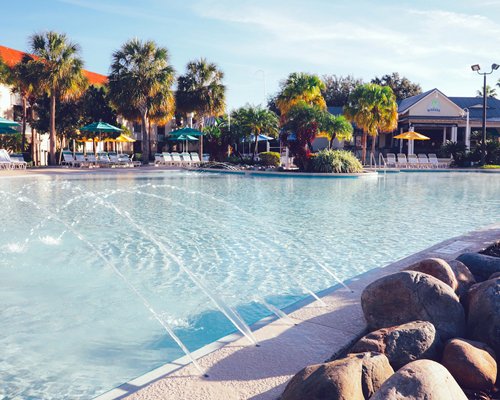 Scenic aerial view of Holiday Inn Club Vacations At Orange Lake Resort.