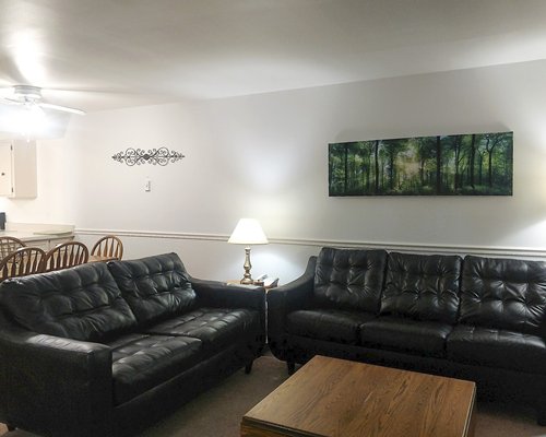 A well furnished living room.