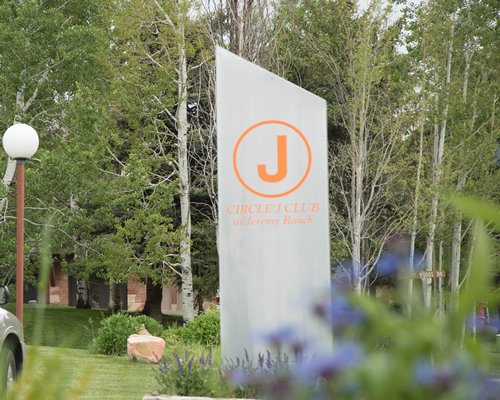 Signboard of Circle J Club at Jeremy Ranch.