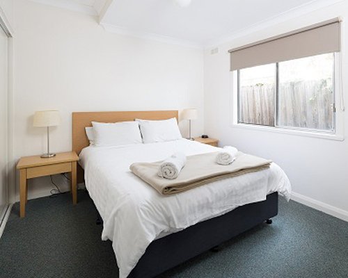 A well furnished bed room.