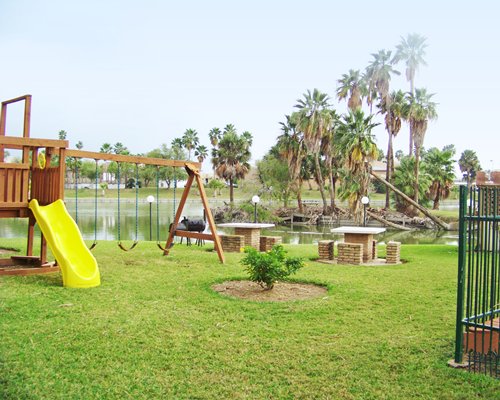 Scenic outdoor play area.