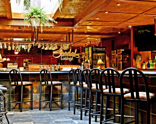 A resort bar.