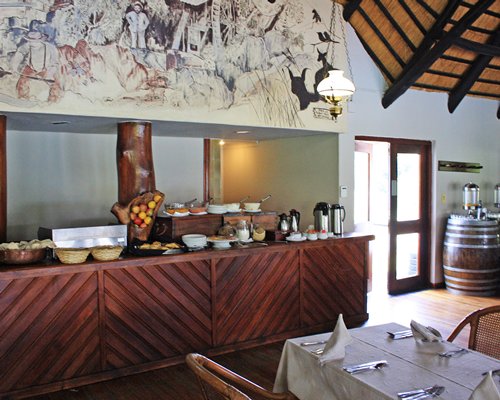 Indoor restaurant at Mount Sheba.