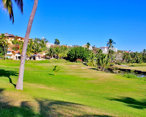 A scenic golf course.