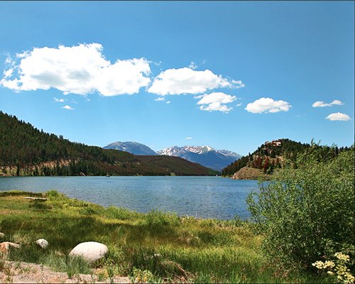 Scenic view outside of Swan Mountain Resort.