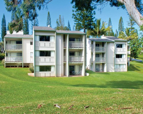 A SCENIC EXTERIOR VIEW OF MULTI STORY UNITS.