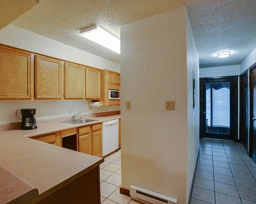 A well equipped kitchen.