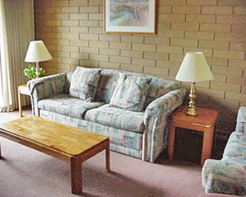 A well furnished living room.