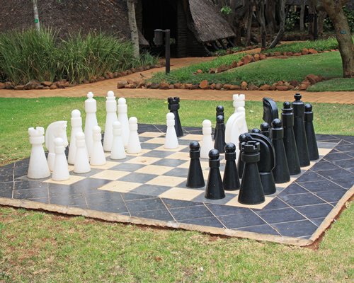 A view of giant chess.