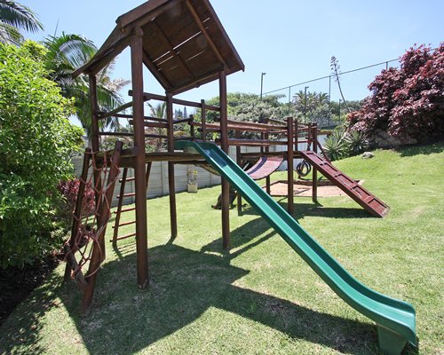 A scenic children's playscape.