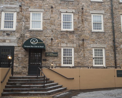 Exterior view of the Newport Bay Club & Hotel.