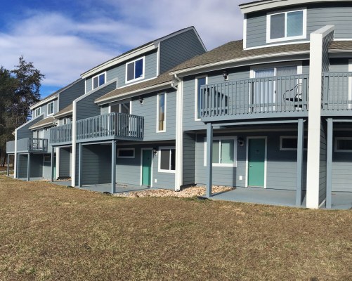 EXTERIOR VIEW OF THE CHALET HIGH RESORT.