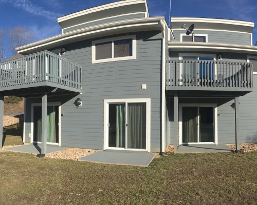EXTERIOR VIEW OF THE CHALET HIGH RESORT.