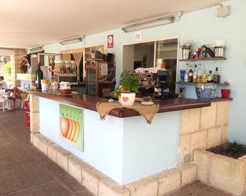 Indoor bar and restaurant.
