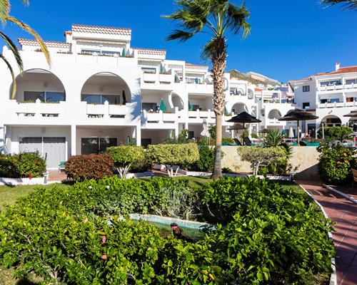 Scenic exterior view of The Regency Club Tenerife resort.