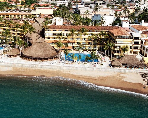 An aerial view of Hotel Las Palmas Beach Resort.