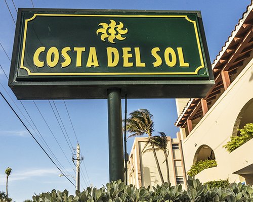 Signboard of the Costa del Sol Resort.