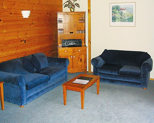 A well furnished living room.