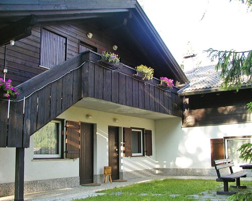 Scenic view of a resort unit.