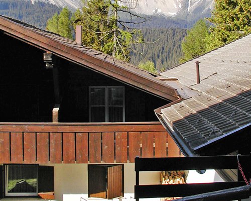 A balcony view of the Casa Carezza resort.