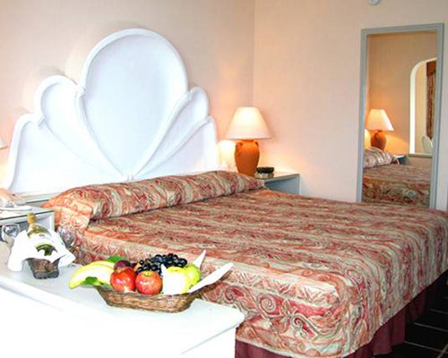 A well furnished bedroom.