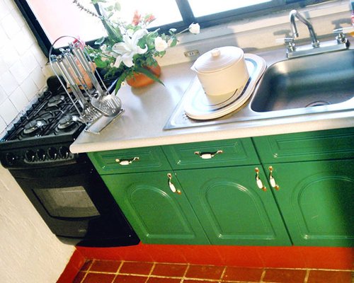 A well equipped kitchen.