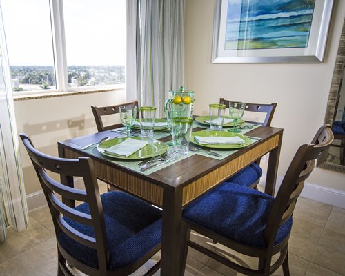 An indoor fine dining area.