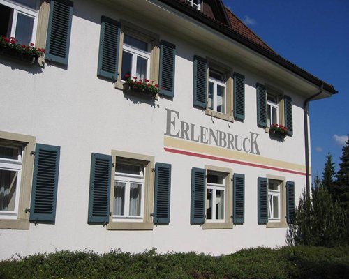 Scenic exterior view of Erlenbruck resort.