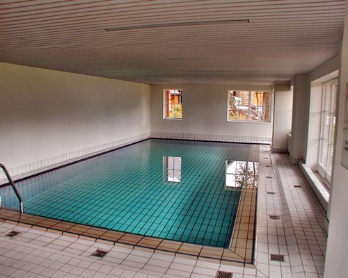 Indoor swimming pool.