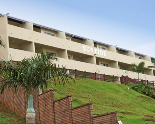 Scenic exterior view of Suntide Illovo Sands with multiple balconies.