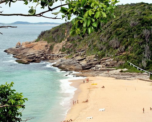Coastal area of the ocean.