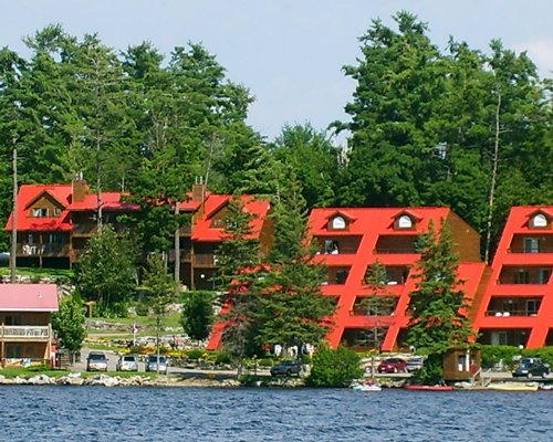 A view of the waterfront alongside the Calabogie Lodge Resort.