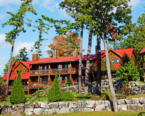 Scenic exterior view of the Calabogie Lodge Resort.