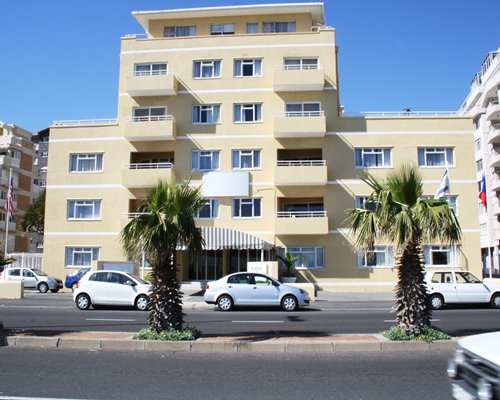 Street view of The Riviera resort.