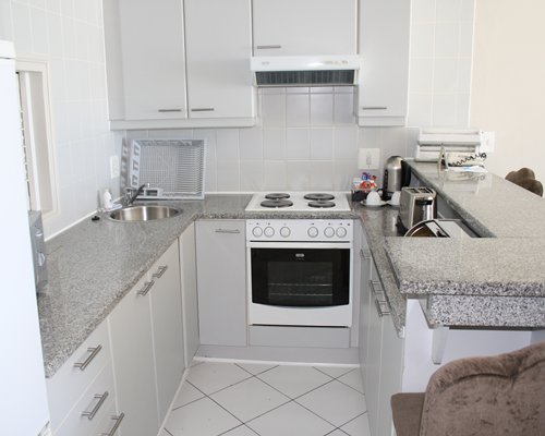 A well equipped kitchen.